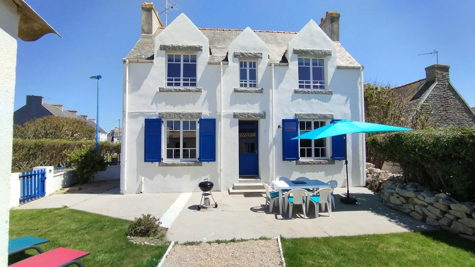 Maison Ker Losa A Saint Guenole Proche Plage Pors Carn 庞马尔